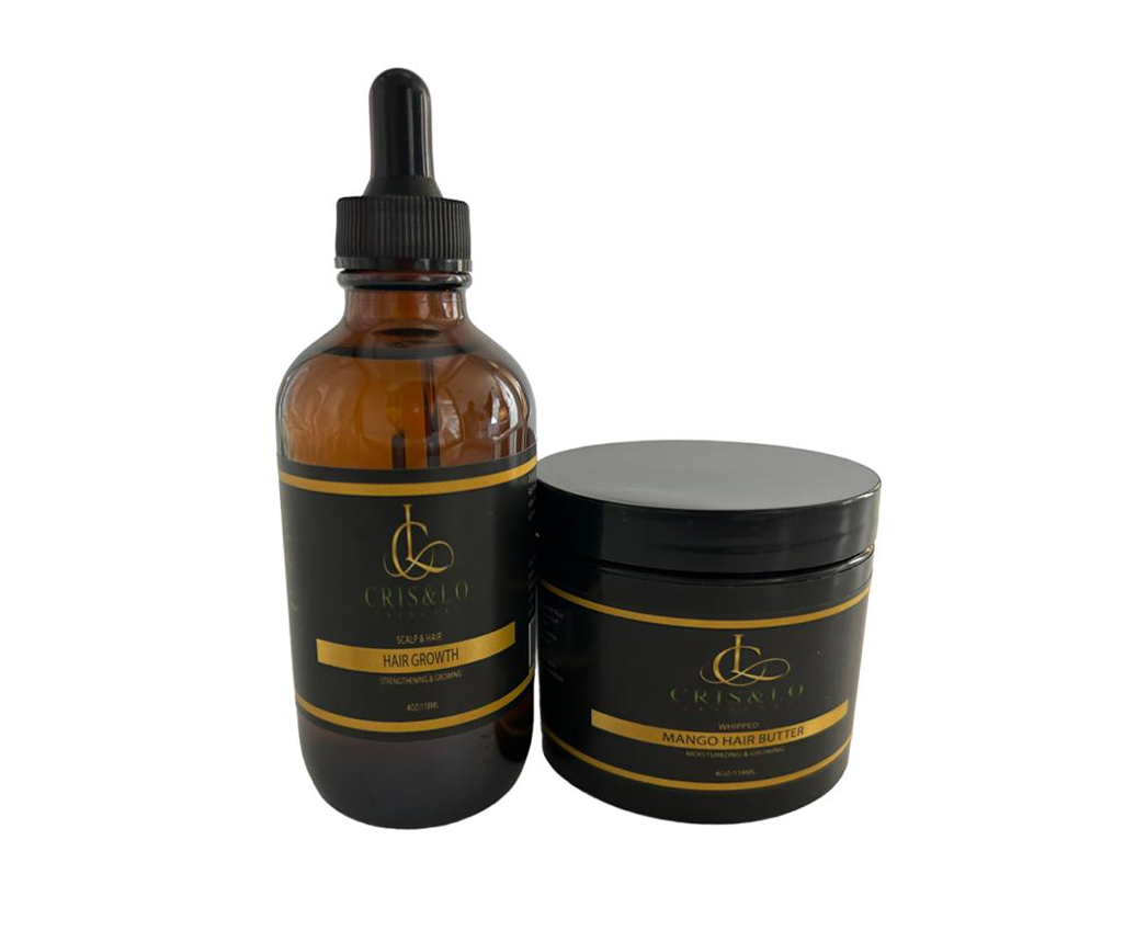 MANGO HAIR BUTTER & HAIR GROWTH OIL BUNDLE