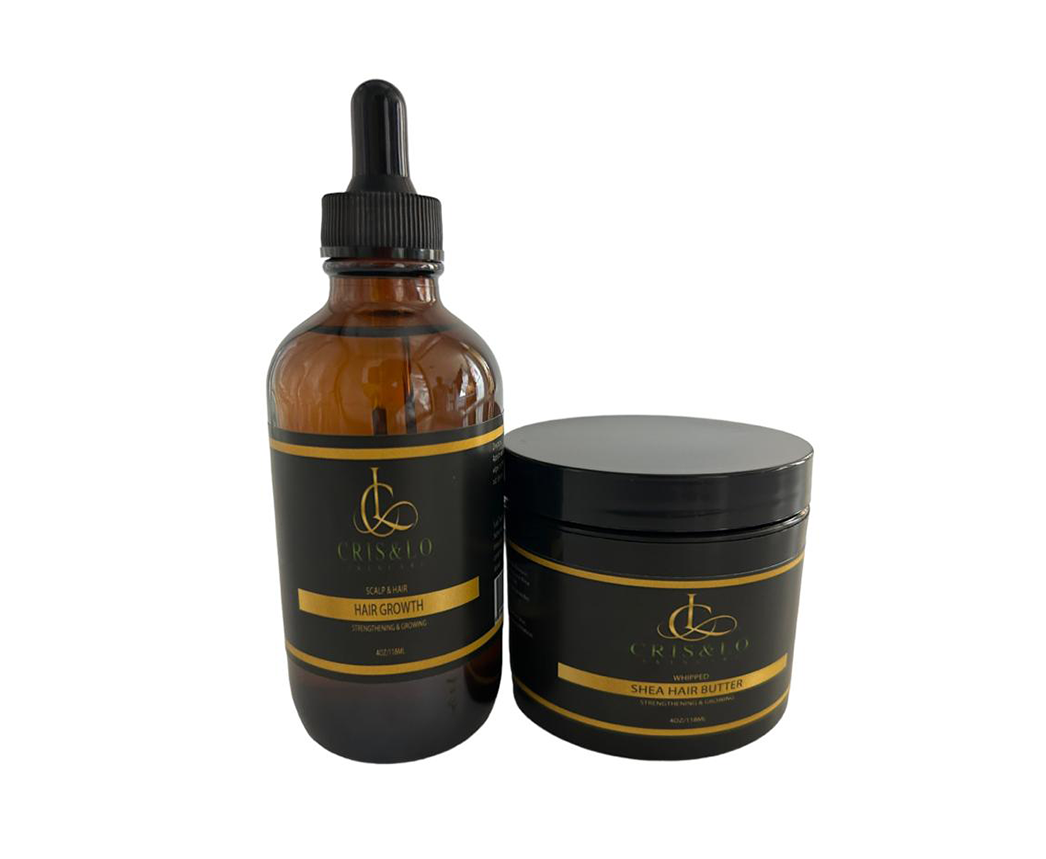 SHEA HAIR BUTTER & HAIR GROWTH OIL BUNDLE