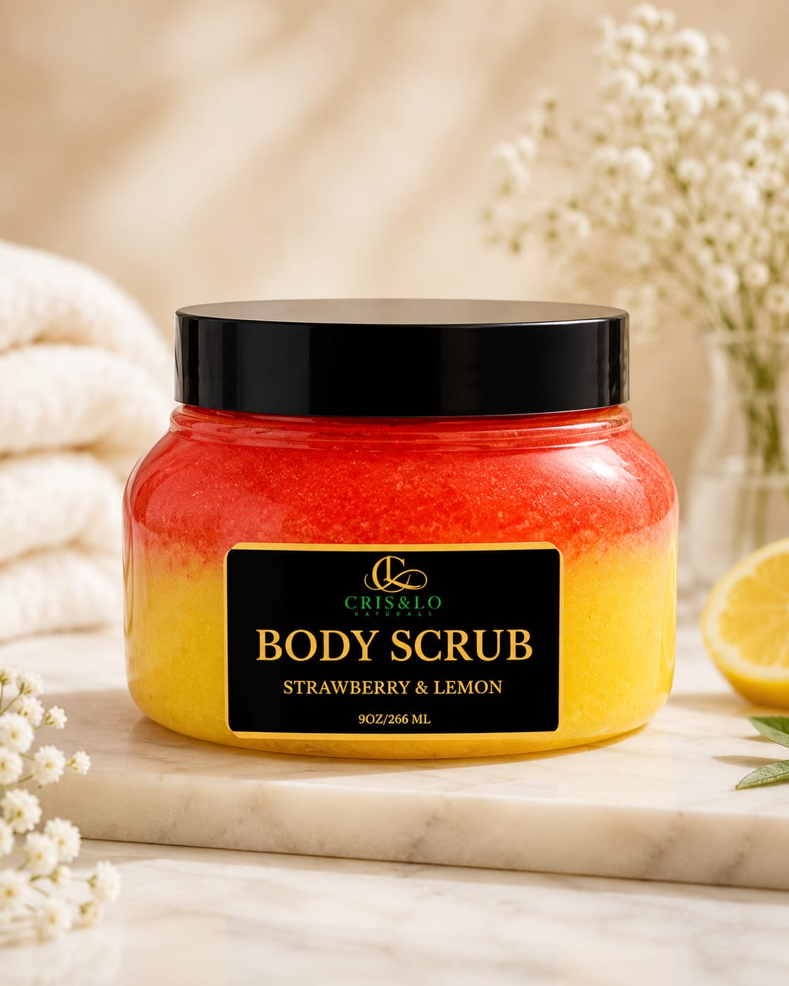 MELON-LEMON BODY SCRUB