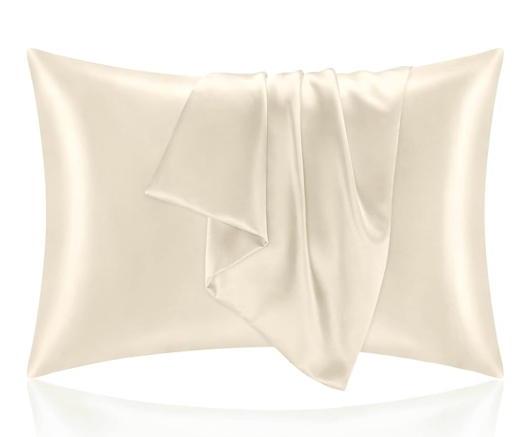 Luxury Satin Pillowcases 2 Pack – Super Soft, Frizz-Free Hair & Smooth Skin
