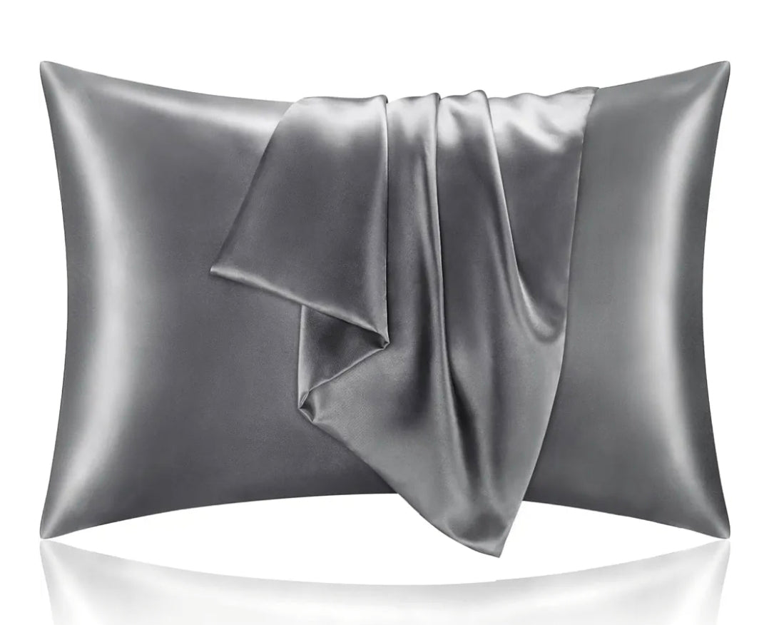 Luxury Satin Pillowcases 2 Pack – Super Soft, Frizz-Free Hair & Smooth Skin