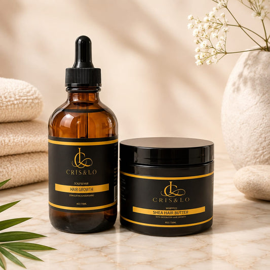 SHEA HAIR BUTTER & HAIR GROWTH OIL BUNDLE