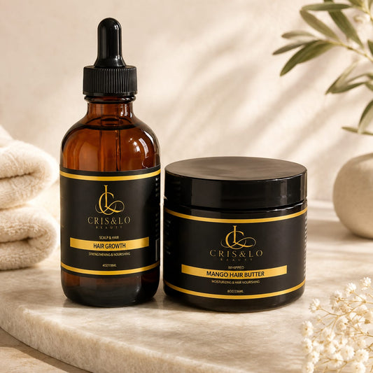 MANGO HAIR BUTTER & HAIR GROWTH OIL BUNDLE